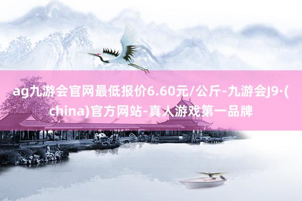 ag九游会官网最低报价6.60元/公斤-九游会J9·(china)官方网站-真人游戏第一品牌