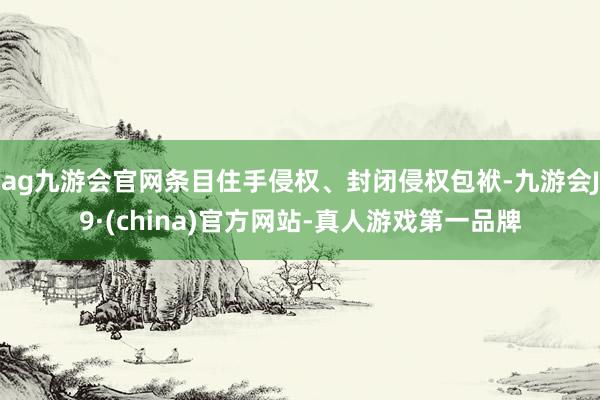 ag九游会官网条目住手侵权、封闭侵权包袱-九游会J9·(china)官方网站-真人游戏第一品牌