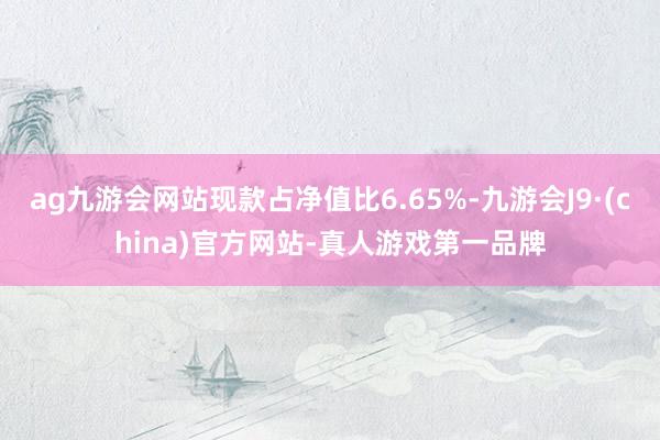 ag九游会网站现款占净值比6.65%-九游会J9·(china)官方网站-真人游戏第一品牌