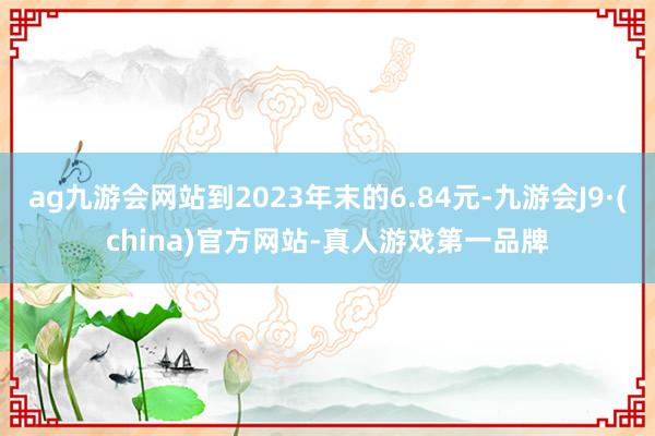 ag九游会网站到2023年末的6.84元-九游会J9·(china)官方网站-真人游戏第一品牌