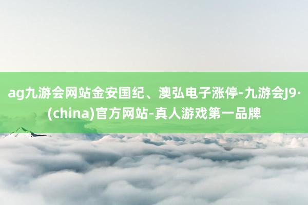 ag九游会网站金安国纪、澳弘电子涨停-九游会J9·(china)官方网站-真人游戏第一品牌